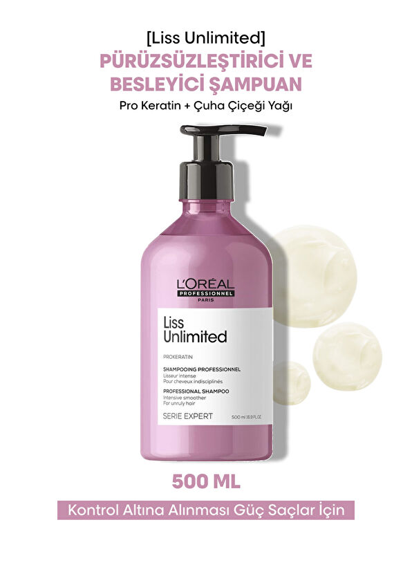 Loreal Professionnel Serie Expert Liss Unlimited Smoothing Shampoo 500 ml - 2