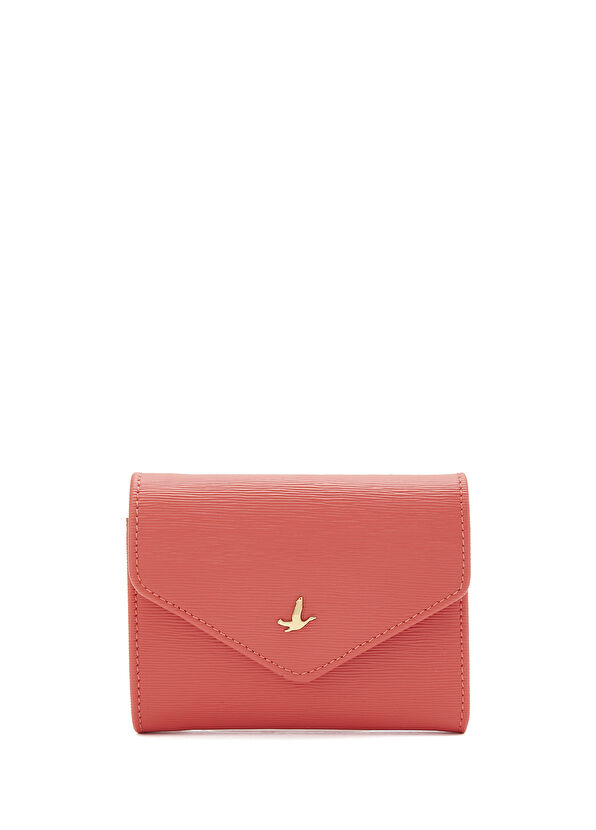 Beymen Club Nar Çiçeği Logo Detaylı Küçük Kadın Cüzdan - 1