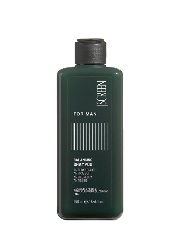 Screen Hair Care Yağlı ve Kepekli Saç Derisi İçin Dengeleyici Erkek Şampuan 250 ml - 1