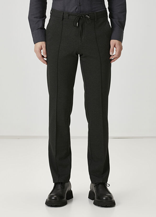 Beymen Club Anthracite Melange Waist Corded Sports Pants - 2