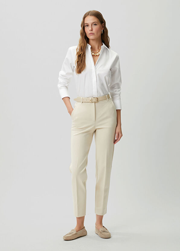 Beymen Club White Basic Poplin Shirt - 3