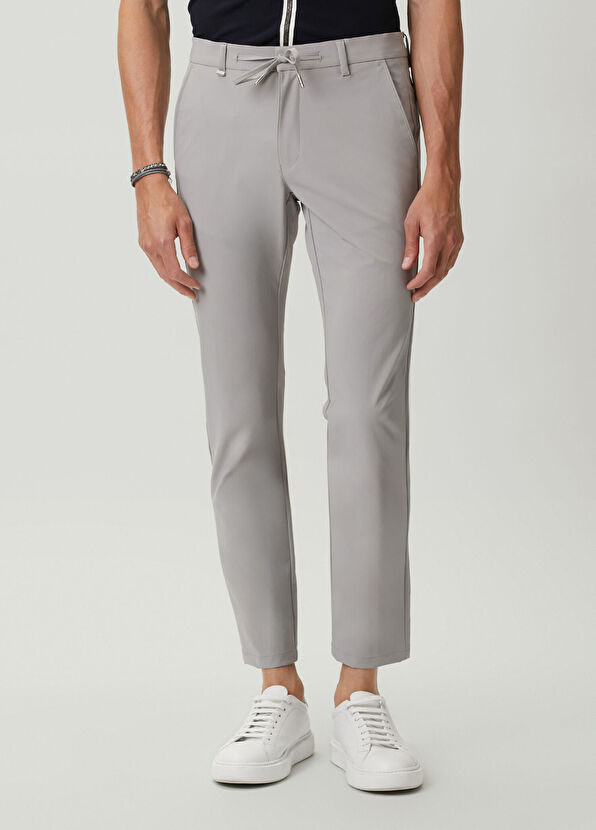 Beymen Club Gri Beli Kordonlu Chino Pantolon - 2