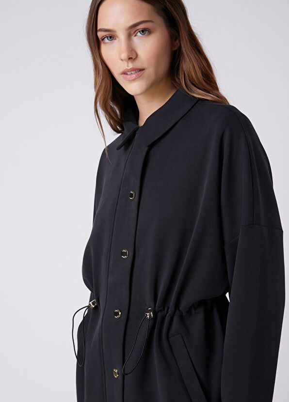 Beymen Club Black Drawstring Waist Sweatshirt - 2