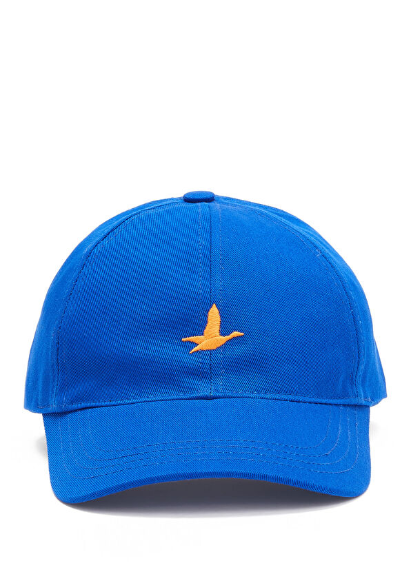 Beymen Club Mavi Logo Nakışlı Erkek Gabardin Şapka - 2