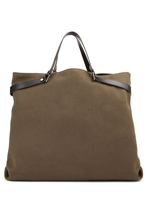 Beymen Club Kahverengi Logolu Alışveriş Çantası - 3