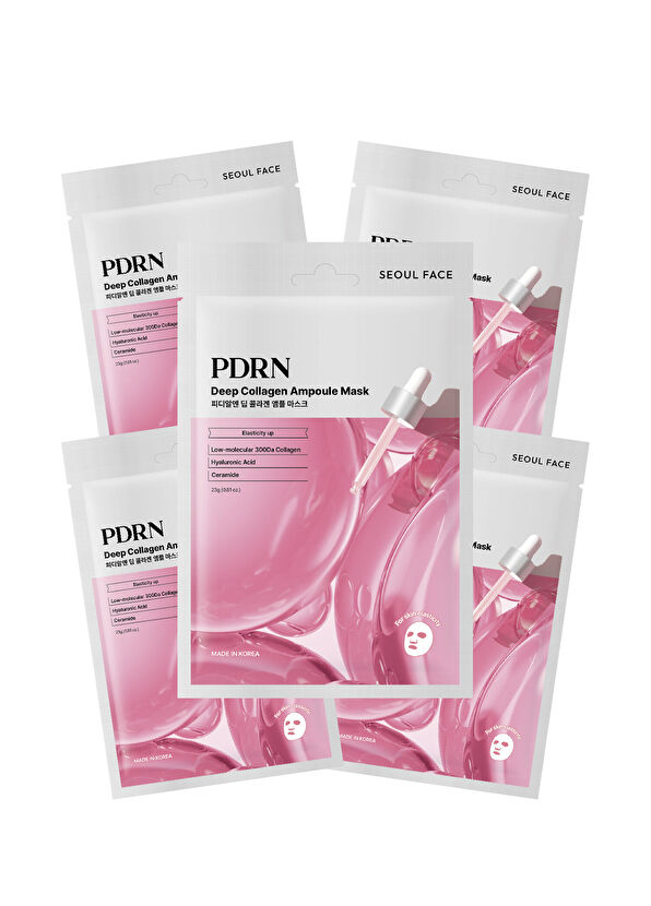 Dermal Seoulface Salmon DNA PDRN Barrier Strengthening Moisturizing Ampoule 5-Pack Korean Mask 23 g - 1