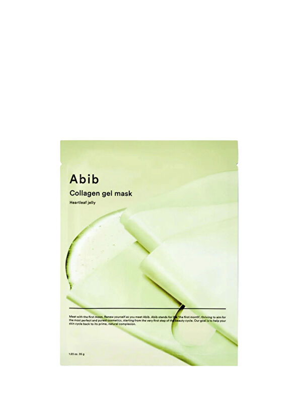 Abib Collagen Gel Mask Heartleaf Jelly Yatıştırıcı Yüz Maskesi 35 gr - 1