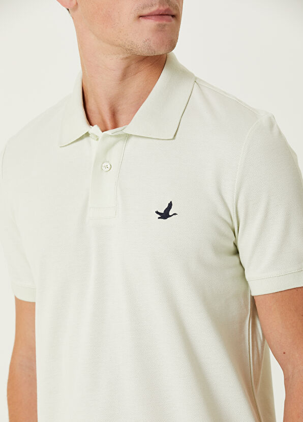 Beymen Club Comfort Fit Aqua Green Polo Neck T-Shirt - 4