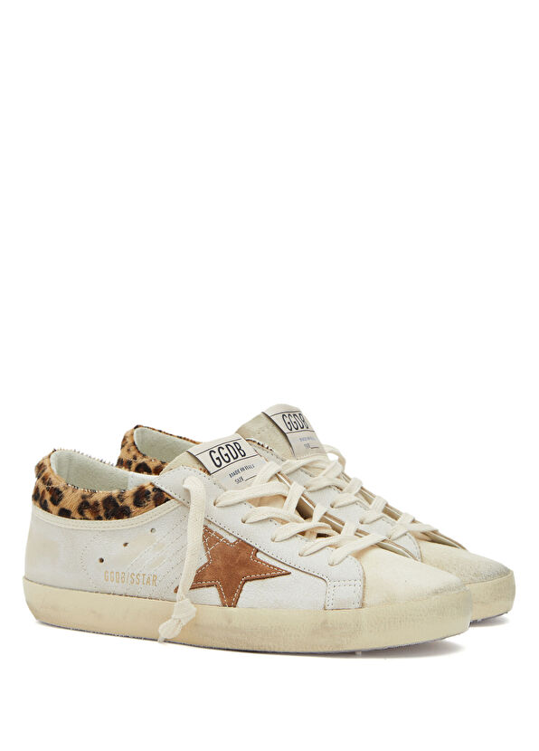 SuperStar Beyaz Kadın Süet Sneaker - Görsel 4