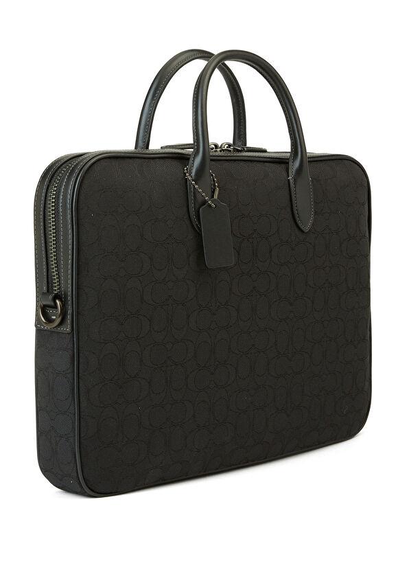 Siyah Erkek Evrak Çantası - Görsel 4