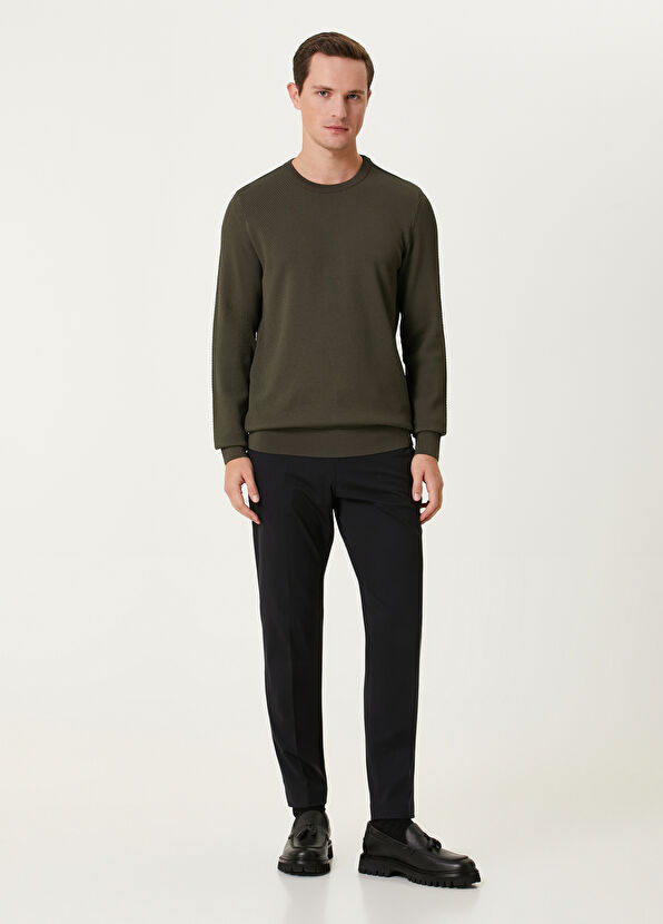 Beymen Club Haki Petek Dokulu Kazak - 4