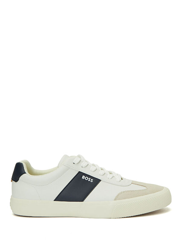 Boss Aiden Navy Blue White Men's Sneakers - 1