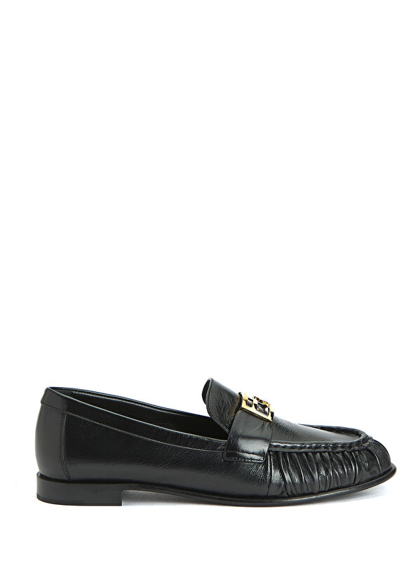 Fendi Black Women's Leather Loafer - 1