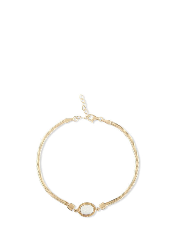 Lovely İtalyan Opal 14 Ayar Kadın Altın Bileklik - Görsel 2