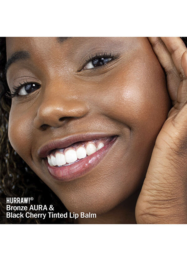 Hurraw Bronze Aura Accent Işıltılı Dudak Balmı  - 4