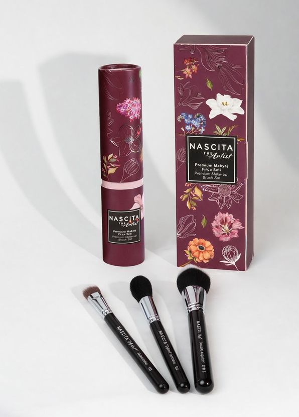 Nascita The Artist Premium 3-Piece Makeup Brush Set NASBRUSHSET174 - 2