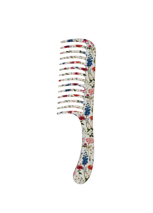 Denman D28 Wide Tooth Detangler Floral Fantasies Geniş Ağızlı Tarak  - 1