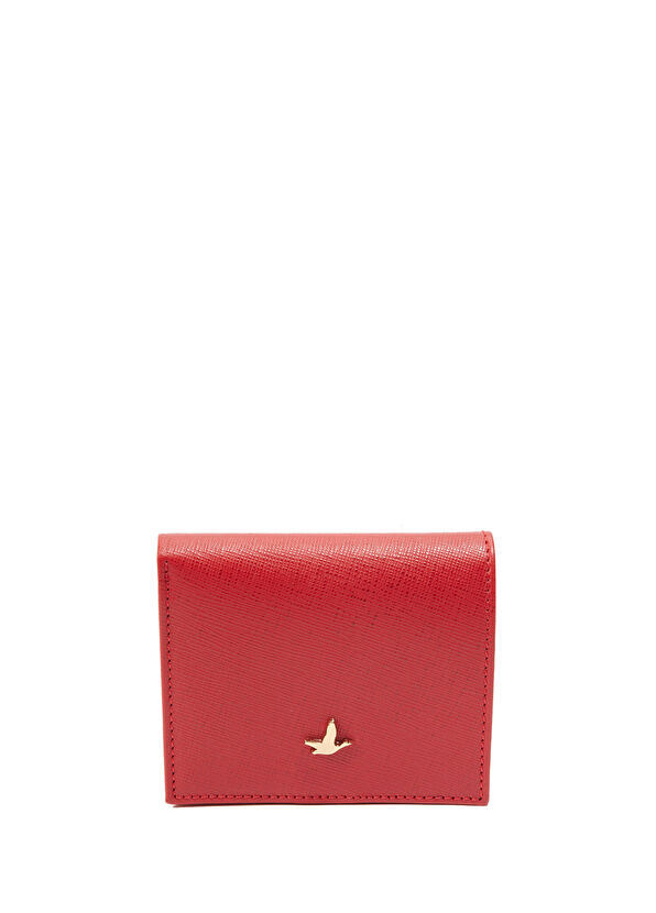 Beymen Club Kırmızı Kadın Deri Cüzdan - 1