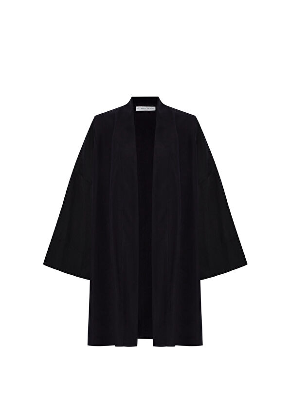Selin Küçüksöz Siyah Kadın Kısa Kimono - 1