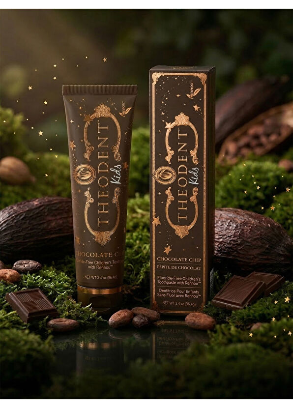 Theodent Chocolate Chip Çocuk Florürsüz Diş Macunu 96 gr - 2