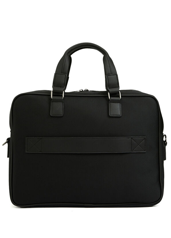 Siyah Erkek Teknik Laptop Çantası - Görsel 5