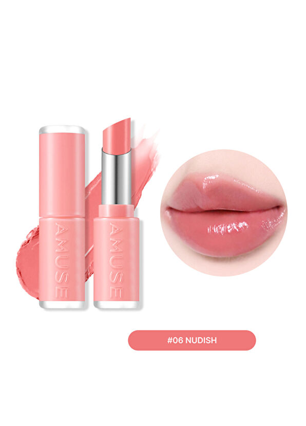 Amuse Fondue Balm #06 Nudısh Plumping Moisturizing Lip Balm 2.9 g - 2