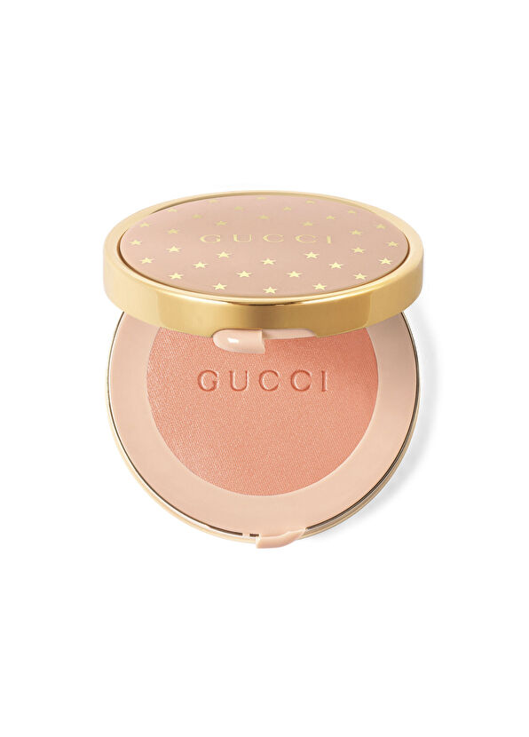 Gucci Beauty Blush 02 Tender Apricot + Poudre De Beauté Éclat Soleil 3 Medium + Glow Highlighter 05 Warm Bronze + Gucci Brush Set + Mini Lipstick Makeup Set - 4