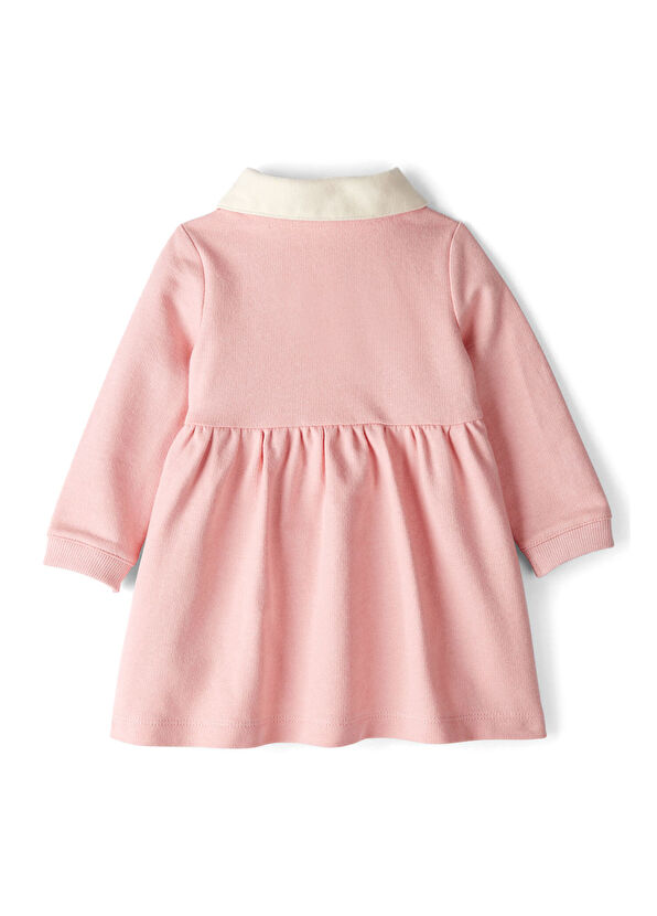 Carter's Pembe Uzun Kollu Kız Bebek Elbise - 2