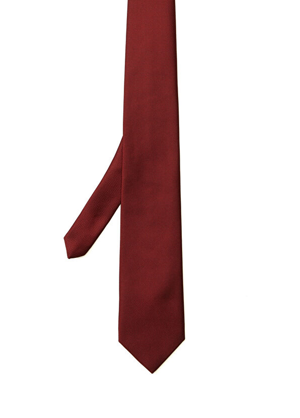 Beymen Club Burgundy Textured Tie - 1