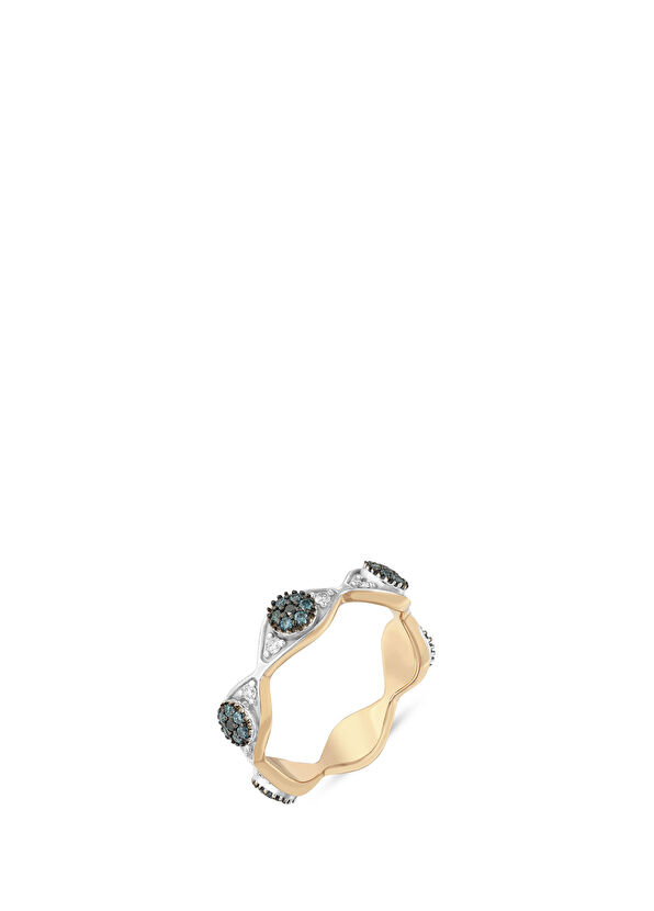 Bee Goddess Eye Light Kadın Altın Yüzük - 1