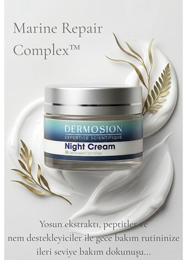 Dermosion Algae Extract Peptide Night Care and Repair Cream 50 ml - 3