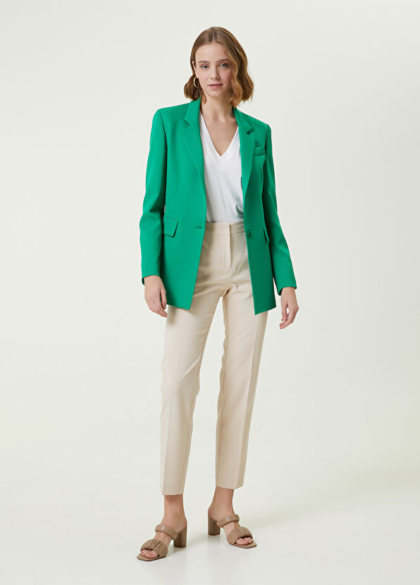 Beymen Club Yeşil Krep Blazer Ceket - 2