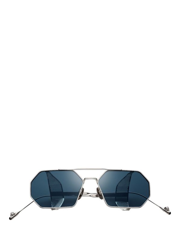 Philippe V. N17.1 Gümüş Lacivert Titanyum Unisex Güneş Gözlüğü - 1