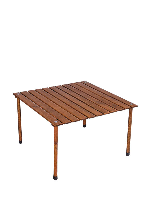 Bag The Joy Wooden Brown Foldable Camping Table - 2