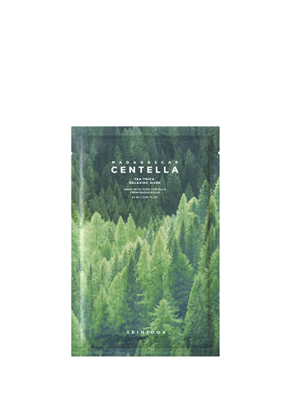 Skin1004 Madagascar Centella Tea-Trica Relaxing Yağlı Cilt İçin Dengeleyici Kağıt Maske 24 ml - 1