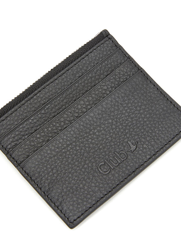 Beymen Club Black Men's Leather Business Card Holder - 4
