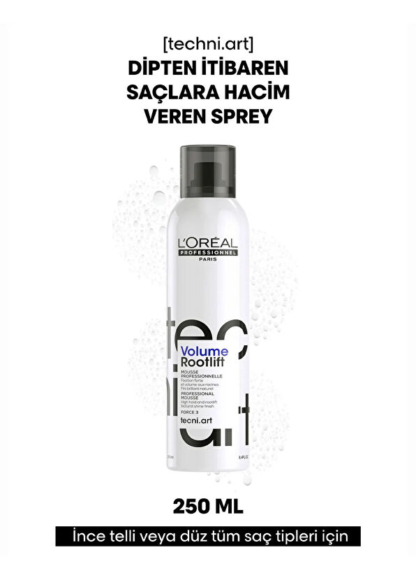 Loreal Professionnel Tecni Art Volume Lift-Saç Diplerine Hacim Veren Köpük Sprey 250 ml - 2