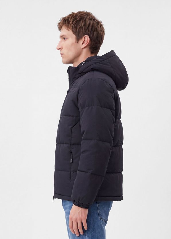 Beymen Club Lacivert Kapüşonlu Puff Mont - 4