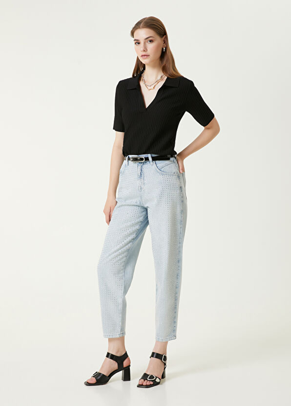 Beymen Club Siyah Dar Kalıp Triko - 3