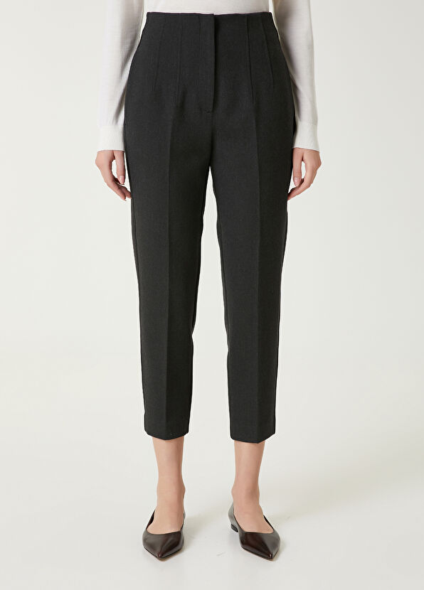 Beymen Club Antrasit Slim Fit Pens Detaylı Pantolon - 2