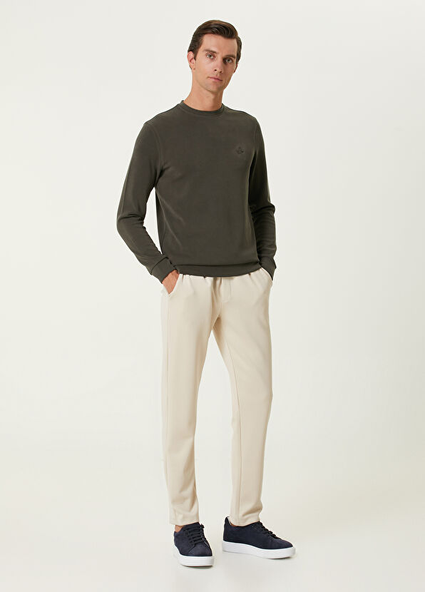 Beymen Club Haki Logo Detaylı Sweatshirt - 3