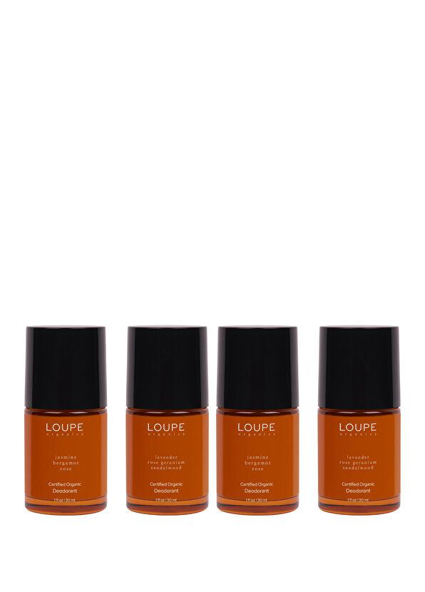 Loupe Mini Deo Organik Unisex 4'lü Roll On Set 30 ml  - 1