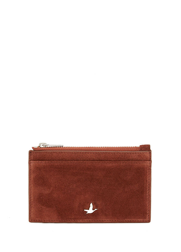 Beymen Club Bordo Fermuarlı Kadın Süet Kartlık - 1