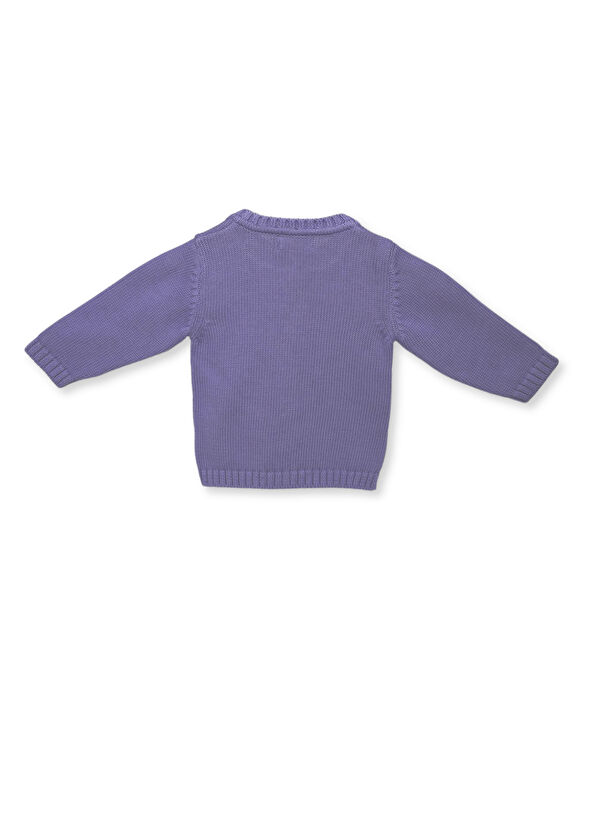 Lou Lou Mason Mavi Organik Pamuk Erkek Bebek Triko Hırka - 2