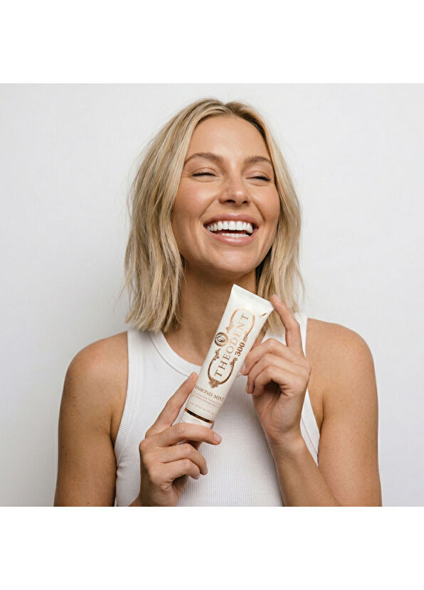 Theodent Diamond 300 Mint Florürsüz Nane Aromalı Diş Macunu 96 g - 3