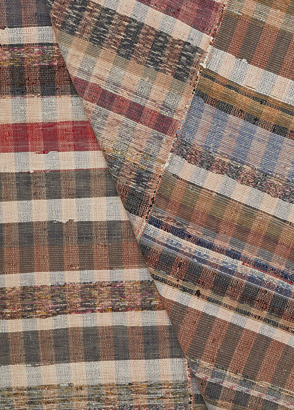 Bohcha Anadol Colorblocked Yün Tezgah Kilim - 2