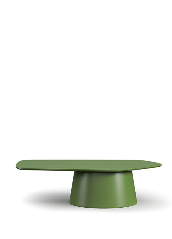 Borbo Oris Green Natural Wood Veneer Coffee Table - 1