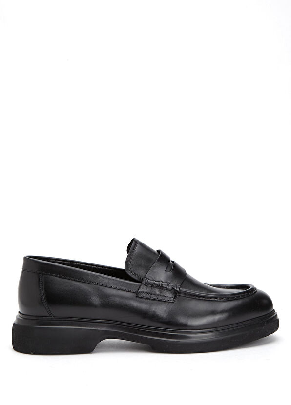 Beymen Club Black Men's Leather Loafer - 1