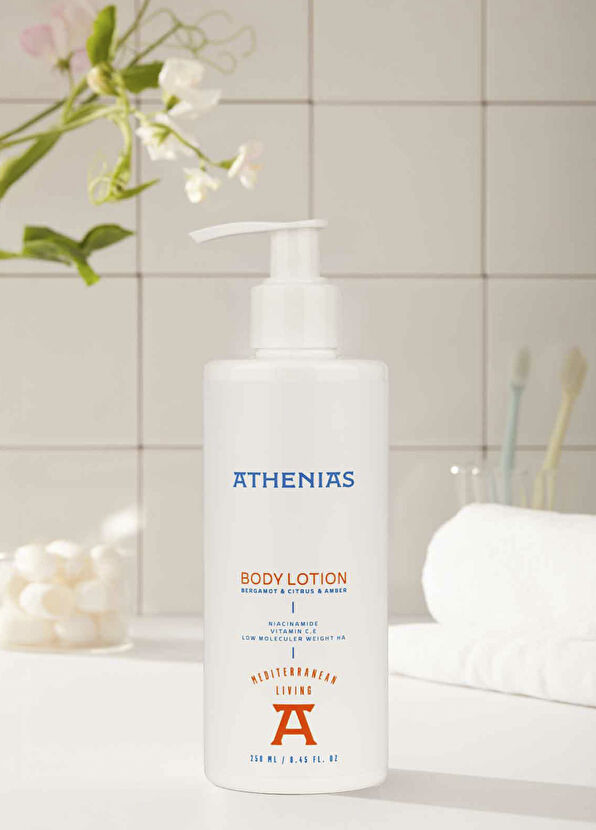 Athenias Niacinamide E ve C Vitamini İçeren Nemlendirici & Cilt Tonu Eşitleyici Vücut Losyonu 250 ml - 3