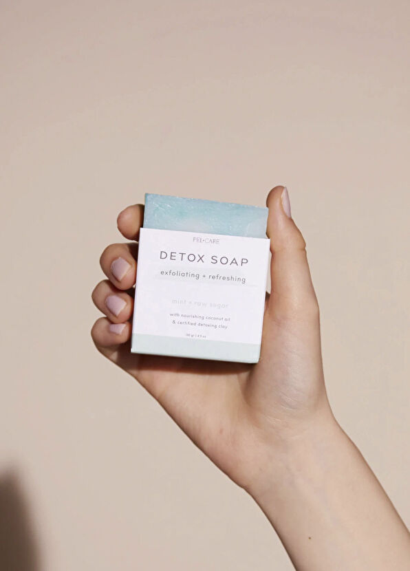 Pelcare Mınt Exfoliating Soap Bar Renewing Detox Clay Soap - 3